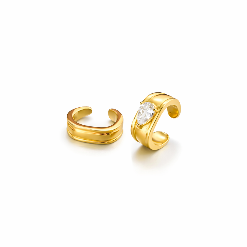 Earcuff goccia luminosa