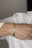 Bracciale rigido dettaglio strass
