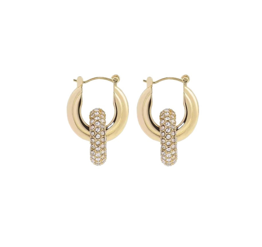 Orecchini cerchio luminoso