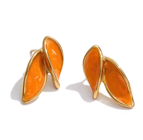 Orecchini Petali d arancio