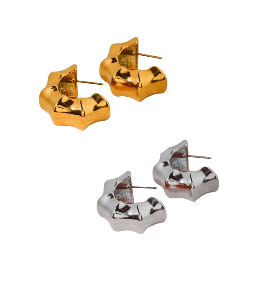 Orecchini Bambù maxi