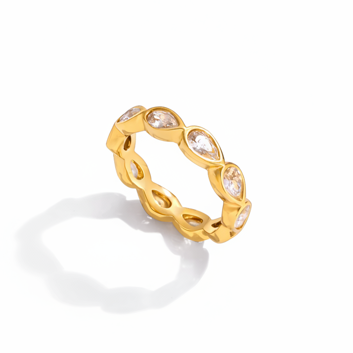 Anello goccia luminosa