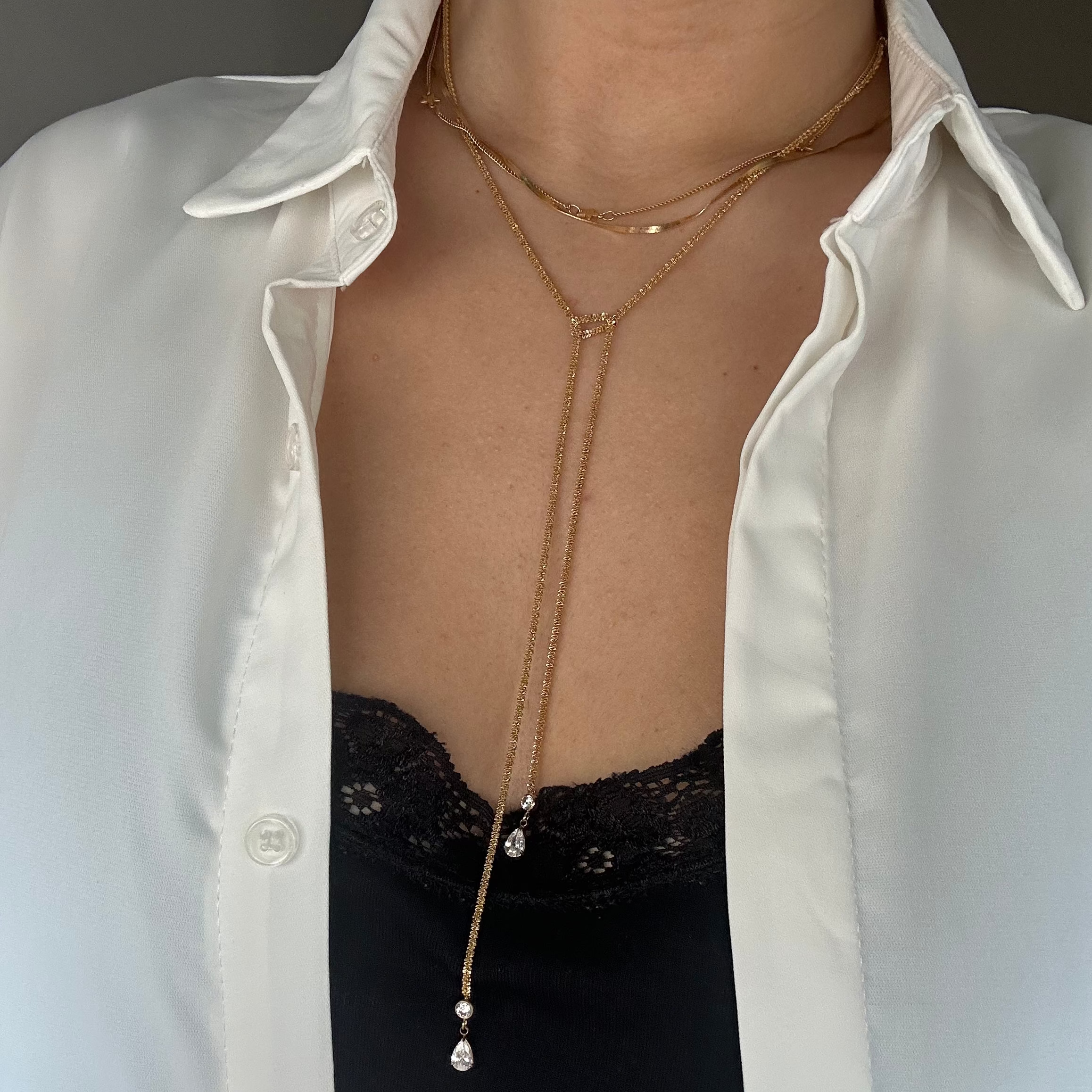 Collana filo Lumina