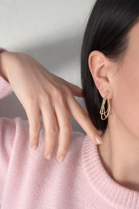 Orecchini Onde essenziali